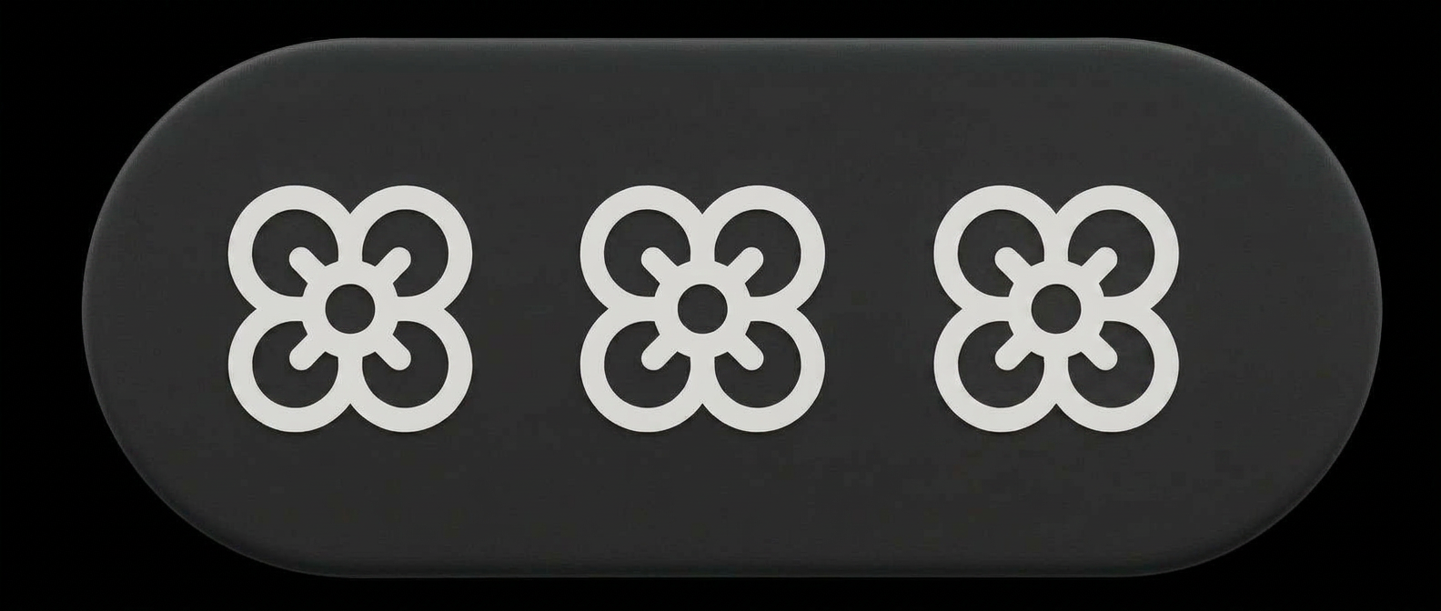 Three flowers